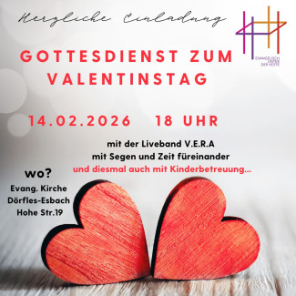 Valentinstag 14.01.2026 
